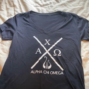 Alpha chi omega fitted shirt